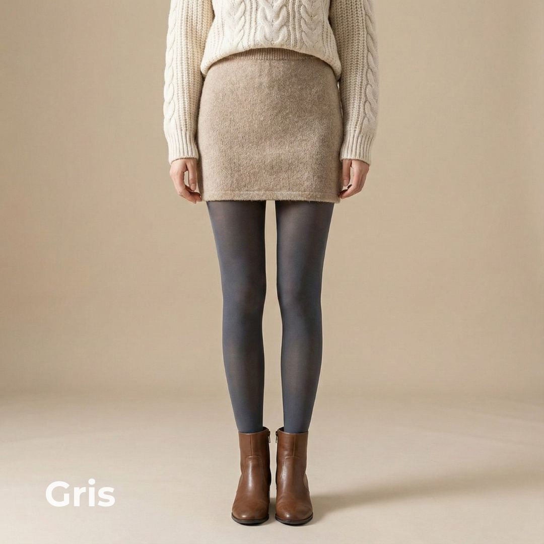 Collants polaires - Entrejambe Invisible & Taille Haute Sculptante