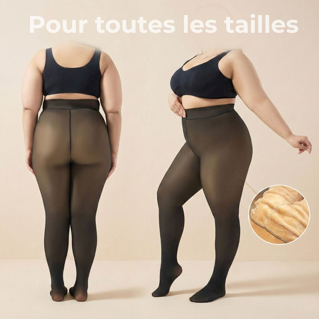 Collants polaires - Entrejambe Invisible & Taille Haute Sculptante